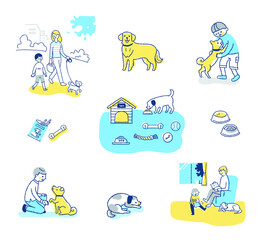 さまざまなペットとのライフシーン　セット