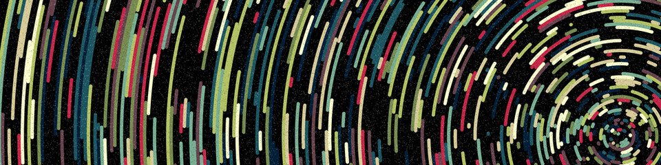 Obraz premium Colorful Universe Distribution Computational Generative Art background illustration