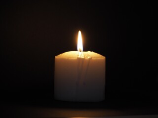 candle in the dark