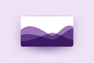 modern purple card clean pastel design template
