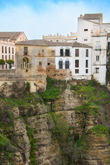 The fabulous cliffs of the Old Town of Ronda in Andalusia, Spain