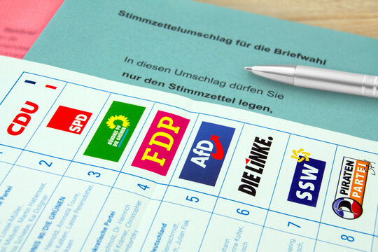 Landtagswahl und Parteien in Schleswig-Holstein am 8. Mai 2022 mit Briefwahl