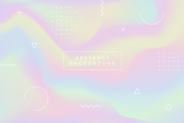 Colorful holographic abstract background. Eps 10 vector