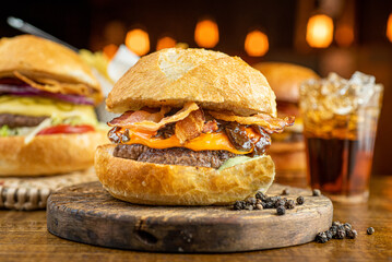 burguers e porçoes
