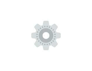 Gear Vector Isolated Emoticon. Gear Icon