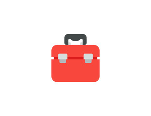 Toolbox Vector Isolated Emoticon. Toolbox Icon