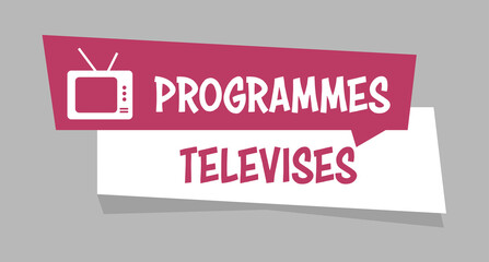 Logo programmes télévisés.