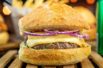 burguers e porçoes