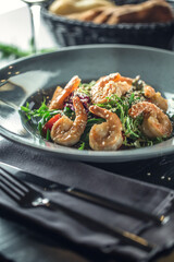 Shrimp Salad, Thai food, Restaurant food, Seafood