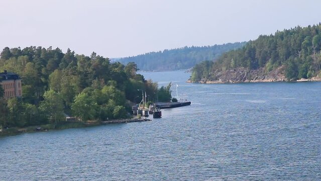 Baltic sea next to Fredriksborg Fortress