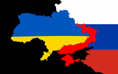 Ukraine War 19 April 2022 with Russian Flag