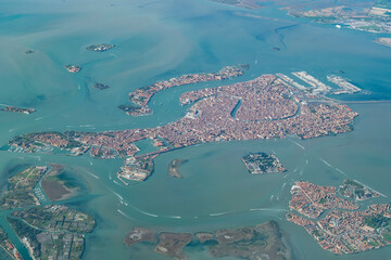 Venice and Murano from the air © Paolo