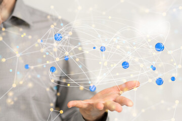 conference Digital Network and data concept 3d