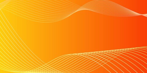 orange elegant lines, abstract background modern concept