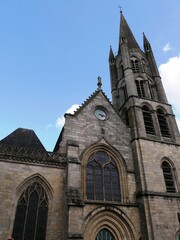 Fototapeta na wymiar Eglise romane Saint-Pierre du Queyroix à Limoges en Haute-Vienne France