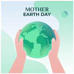 illustration of hand carrying earth