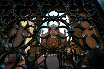 stained glass window in church