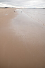 footprints on the beach