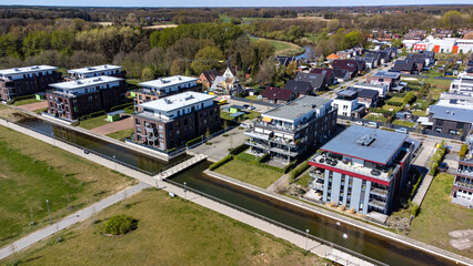 Park Emsland Wohnen Leben Drohnenaufnahme 