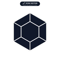 Gems stones. Diamond jewels luxury icon symbol template for graphic and web design collection logo vector illustration