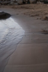 waves on the beach