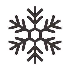 雪の結晶　アイコン　ベクターイラスト素材