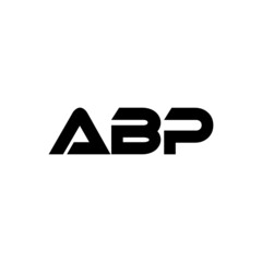 ABP letter logo design with white background in illustrator, vector logo modern alphabet font overlap style. calligraphy designs for logo, Poster, Invitation, etc.
