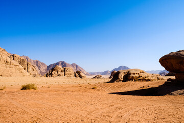 Wadi Rum desert in Jordan