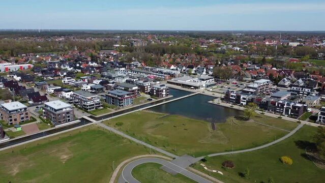 Emsauenpark Lingen Emsland Park Drohne Luftaufnahme