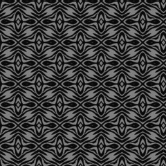 Fototapeta premium Fabric and gray fabric textured black patterns, Suitable for seamless fabric printing