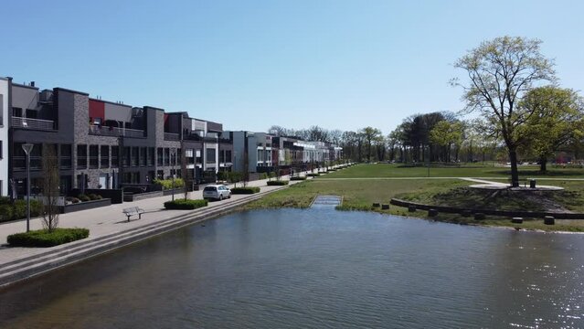 Emsauenpark Lingen Emsland Park Drohne Luftaufnahme