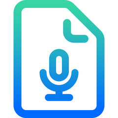 record audio file icon