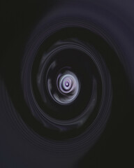 abstract background spiral waves black and dark blue