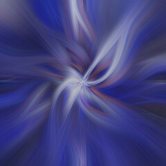 blue and white floral waves abstract background