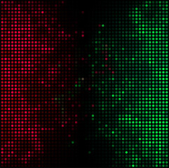 Led screen. Dot RGB Background television. Vector stock illustration.