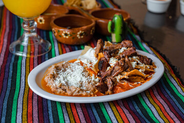 mexican food chilaquiles
