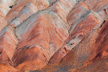 Multicolored beautiful mountains in Azerbaijan