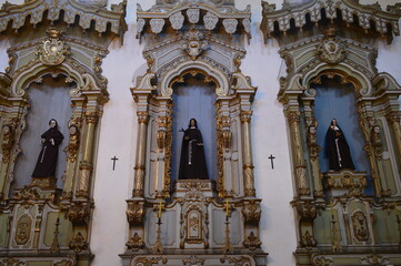 Obraz premium Santos da Igreja São Francisco de Assis em Ouro Preto