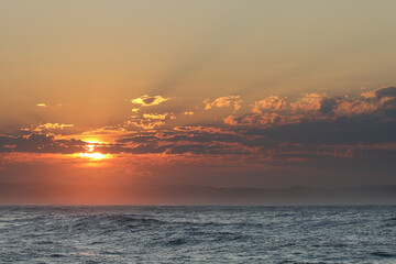 Sunrise at Vic Bay, South Africa.