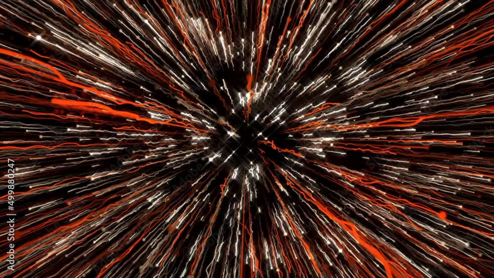 Poster abstract fireworks explode in the dark sky. motion. festive background with fireworks flying into al