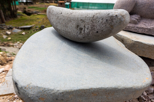 Traditional Handy Millstone Called 