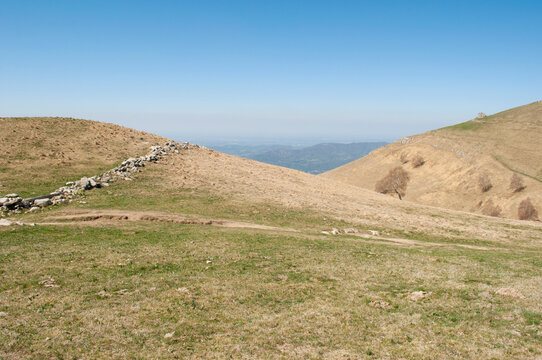 Hills and Blue Sky. Monte Linzone, Italy