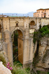 The famous New Bridge in the Old Town of Ronda in Andalusia, Spain