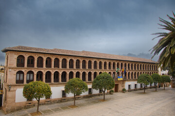 Architecture of the Old Town of Ronda in Andalusia, Spain