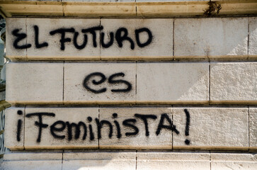 El futuro es feminista - obrazy, fototapety, plakaty