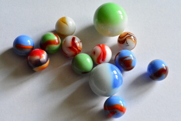 Vintage Colorful Marbles