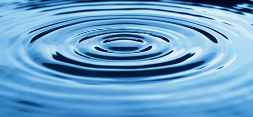The ripple affect. Abstract studio shot of ripples in a puddle of water.