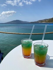 cocktail on the beach