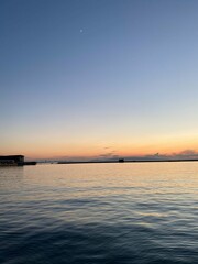 Obraz premium sunset over the sea