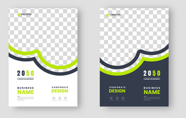 corporate modern Business Book Cover Design Template in A4. Can be use to Brochure, book cover, Annual Report, Corporate Presentation, Portfolio, Flyer, Magazine, Poster,  Website.